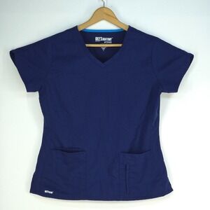 Greys Anatomy Active Scrub Top Womens Large‎ Professional Tech Nurse Workwear